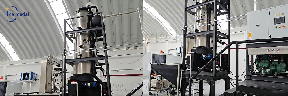 墨西哥食用冰廠10噸管冰機(jī)自動(dòng)化產(chǎn)線